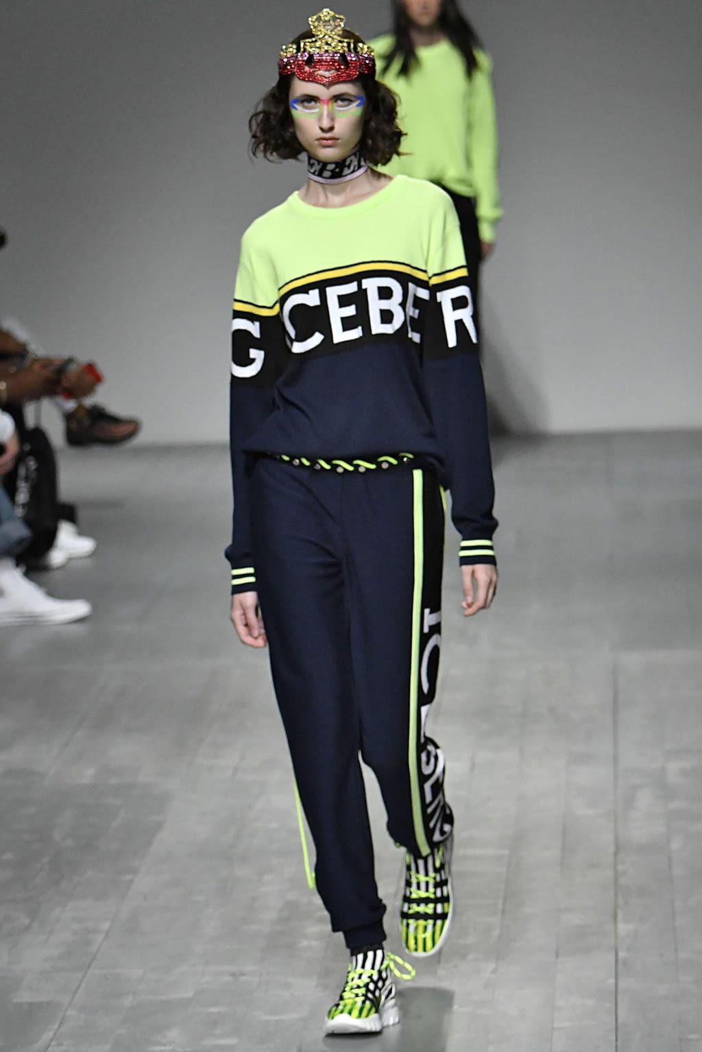 Fashion Week London Spring/Summer 2019 look 31 from the Iceberg collection 男装