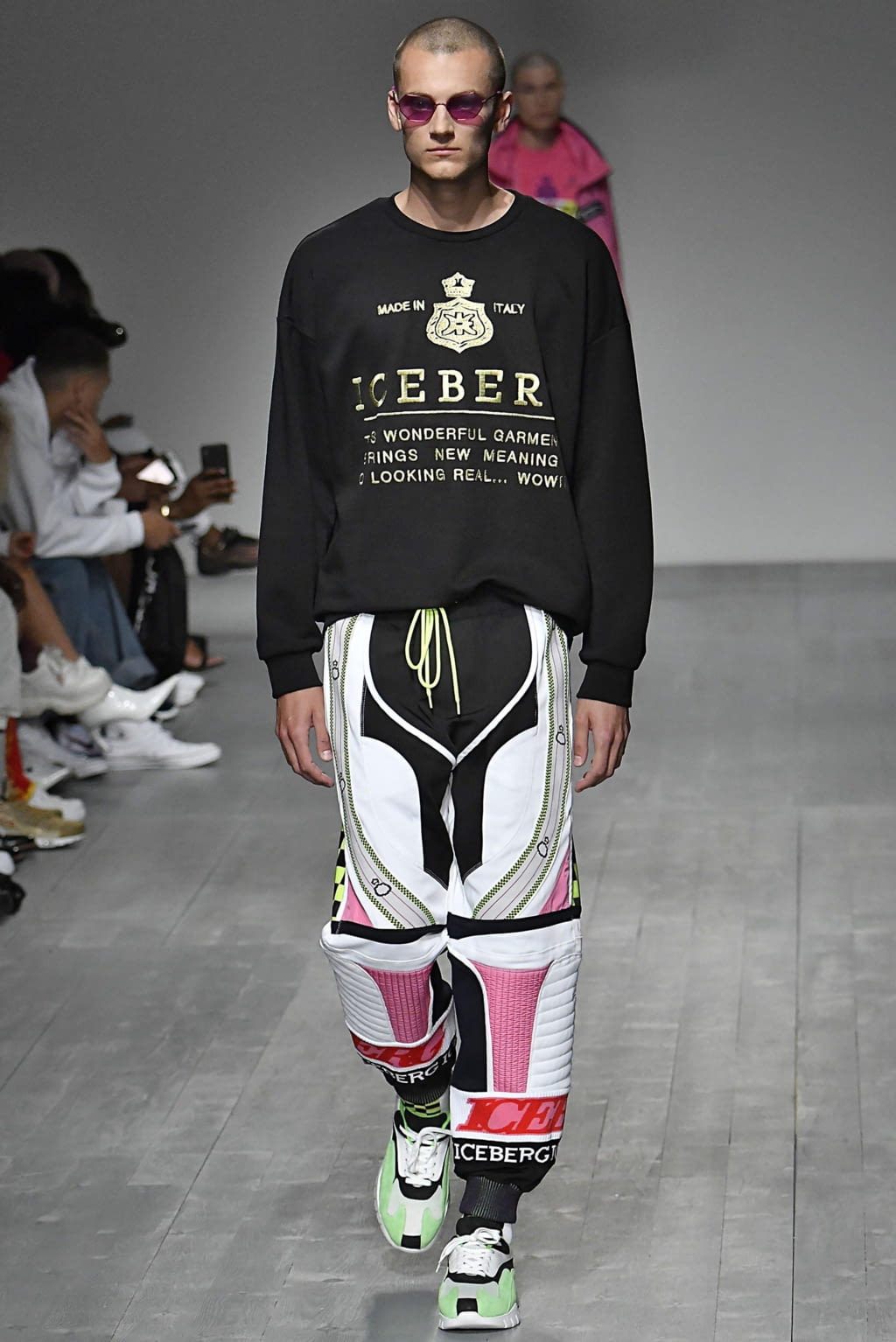 Fashion Week London Spring/Summer 2019 look 37 from the Iceberg collection menswear