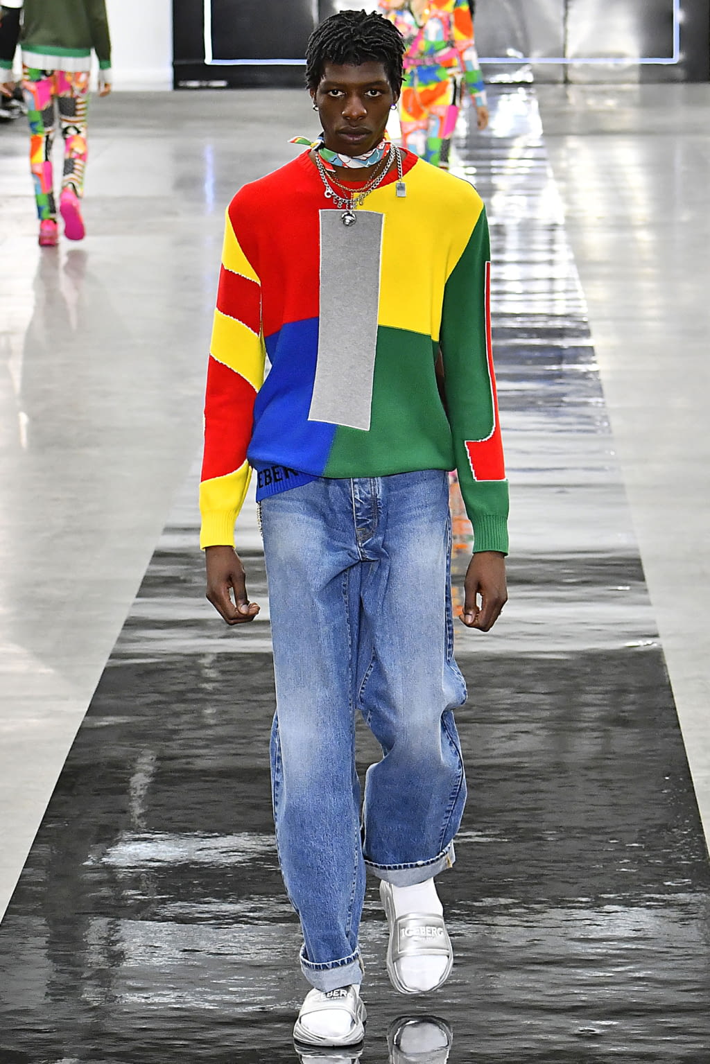 Fashion Week London Spring/Summer 2020 look 3 from the Iceberg collection 男装