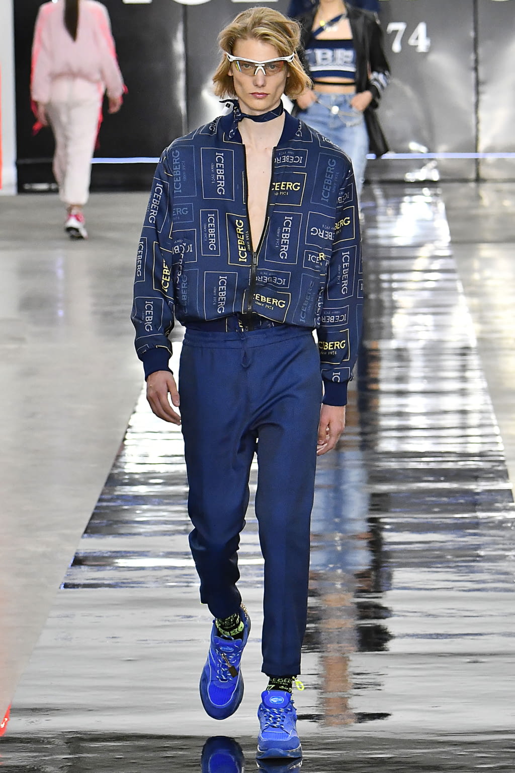 Fashion Week London Spring/Summer 2020 look 20 from the Iceberg collection menswear