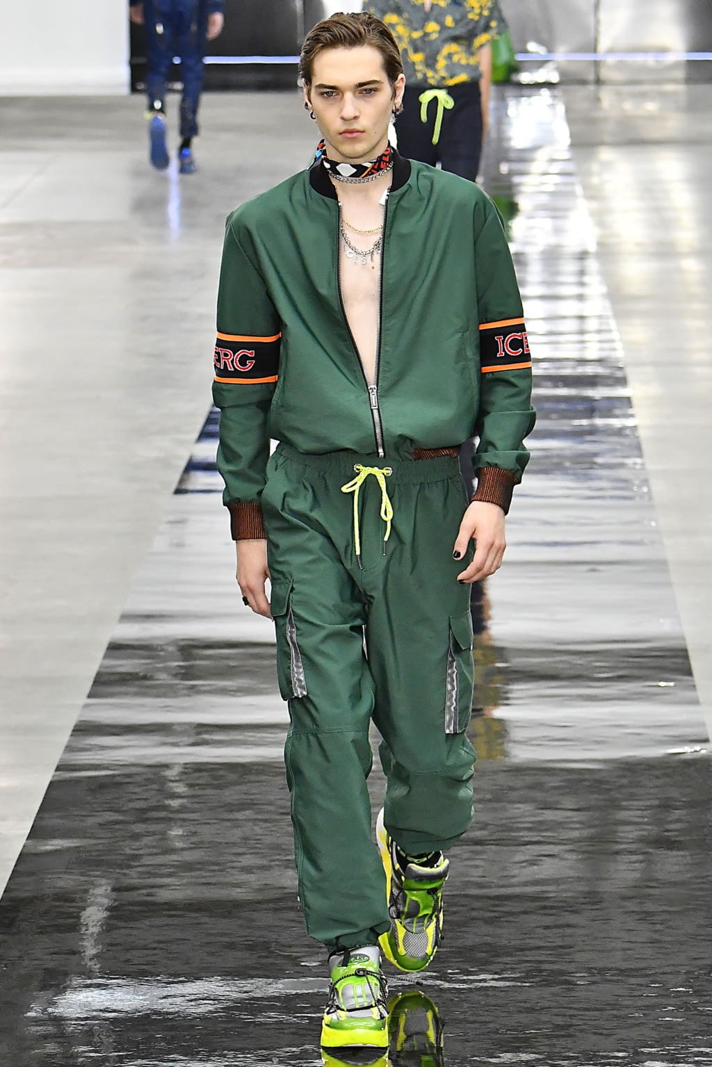 Fashion Week London Spring/Summer 2020 look 23 from the Iceberg collection menswear