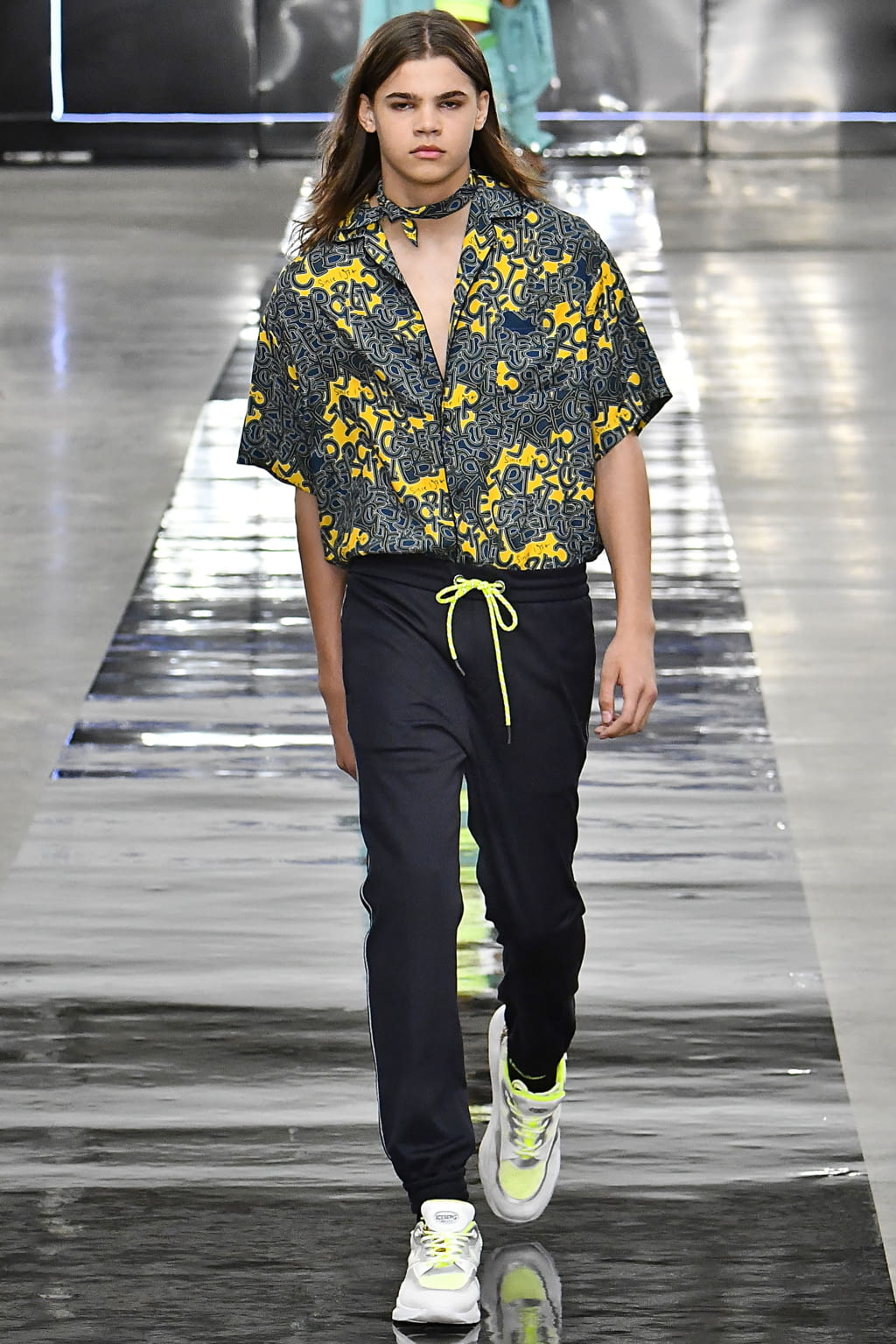 Fashion Week London Spring/Summer 2020 look 24 from the Iceberg collection menswear