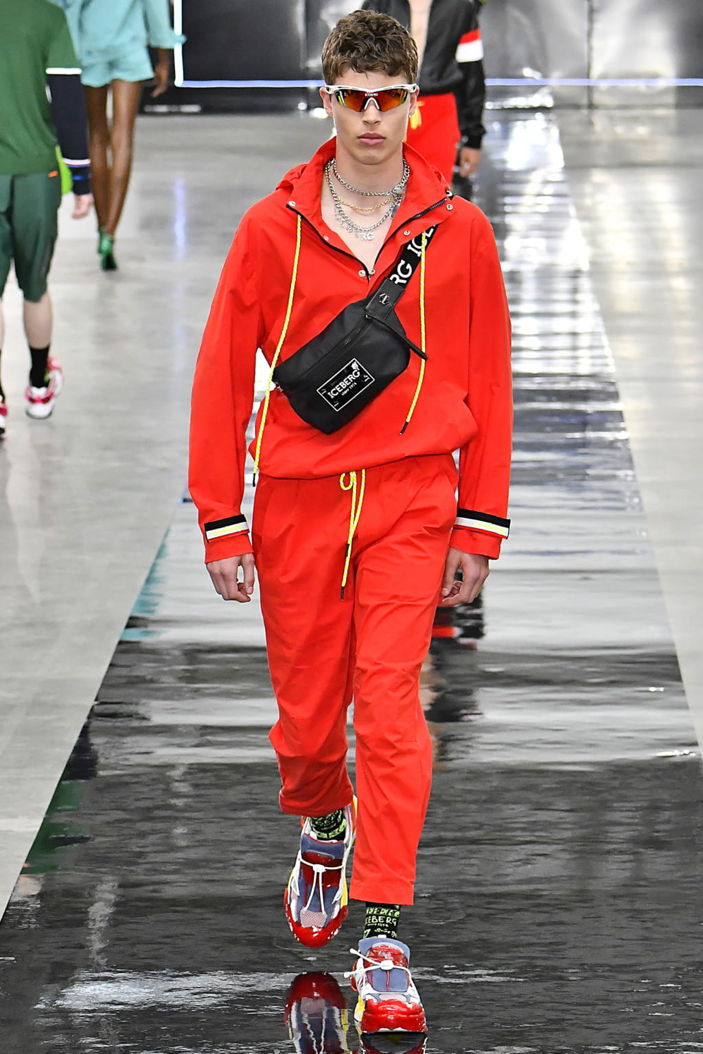Fashion Week London Spring/Summer 2020 look 28 from the Iceberg collection 男装