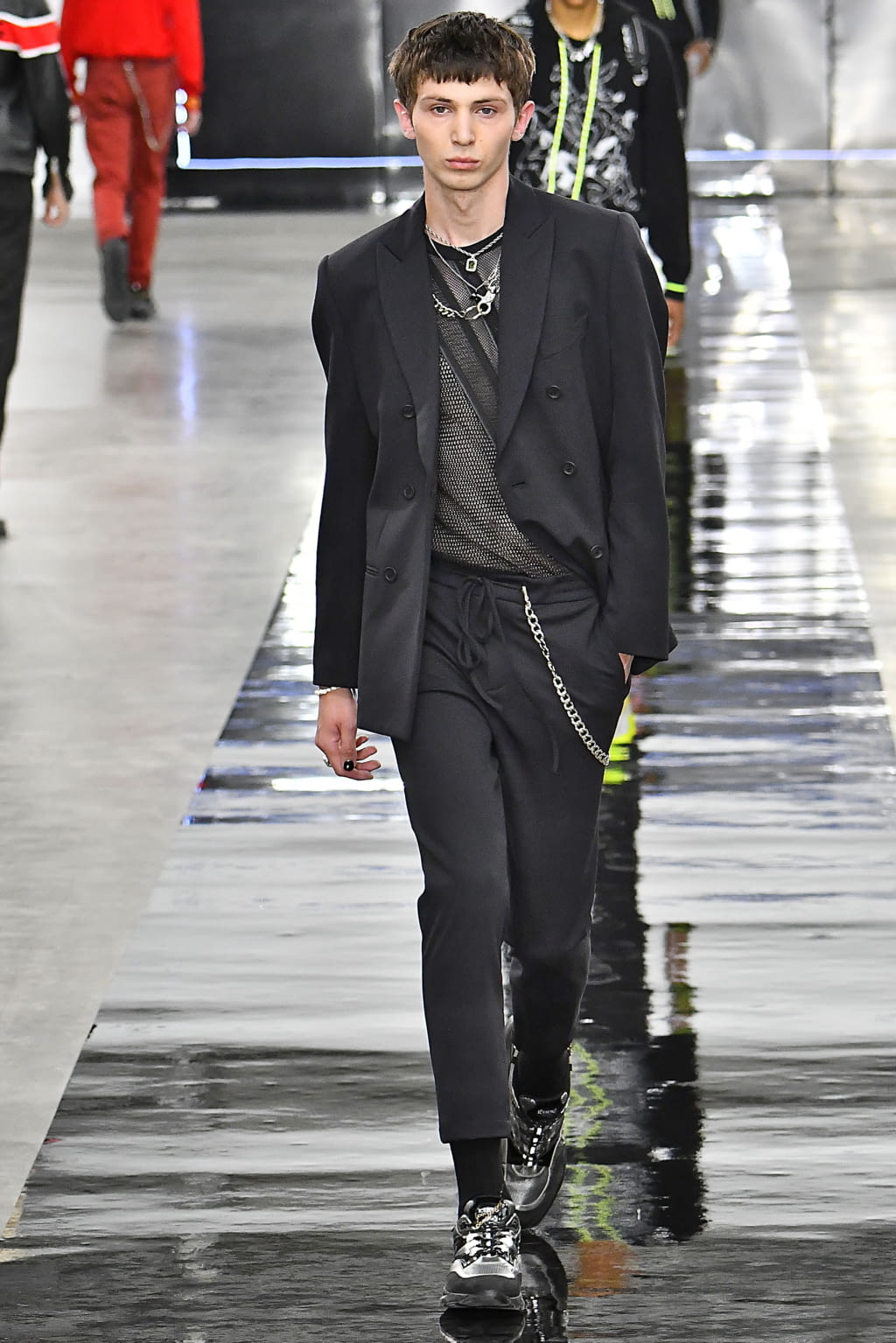 Fashion Week London Spring/Summer 2020 look 35 from the Iceberg collection 男装
