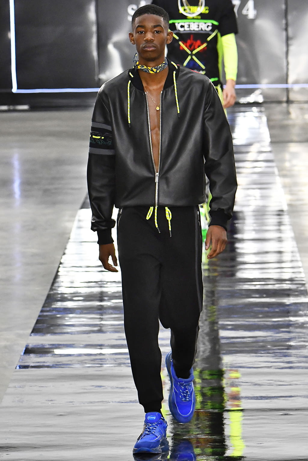Fashion Week London Spring/Summer 2020 look 44 from the Iceberg collection menswear