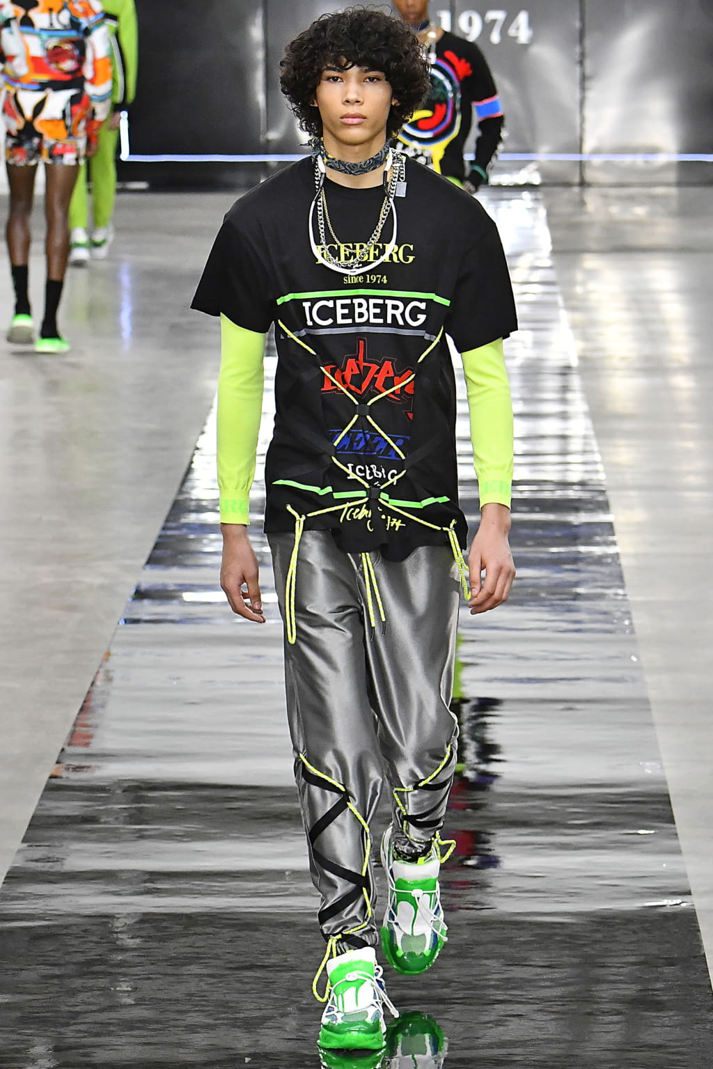 Fashion Week London Spring/Summer 2020 look 45 from the Iceberg collection menswear