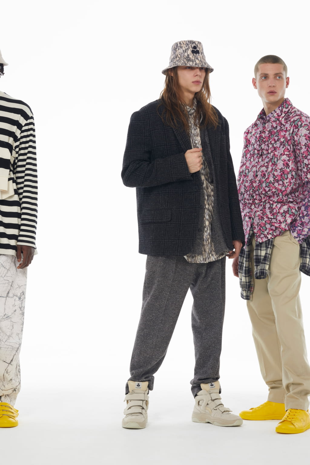 Fashion Week Paris Fall/Winter 2022 look 7 from the Isabel Marant collection 男装