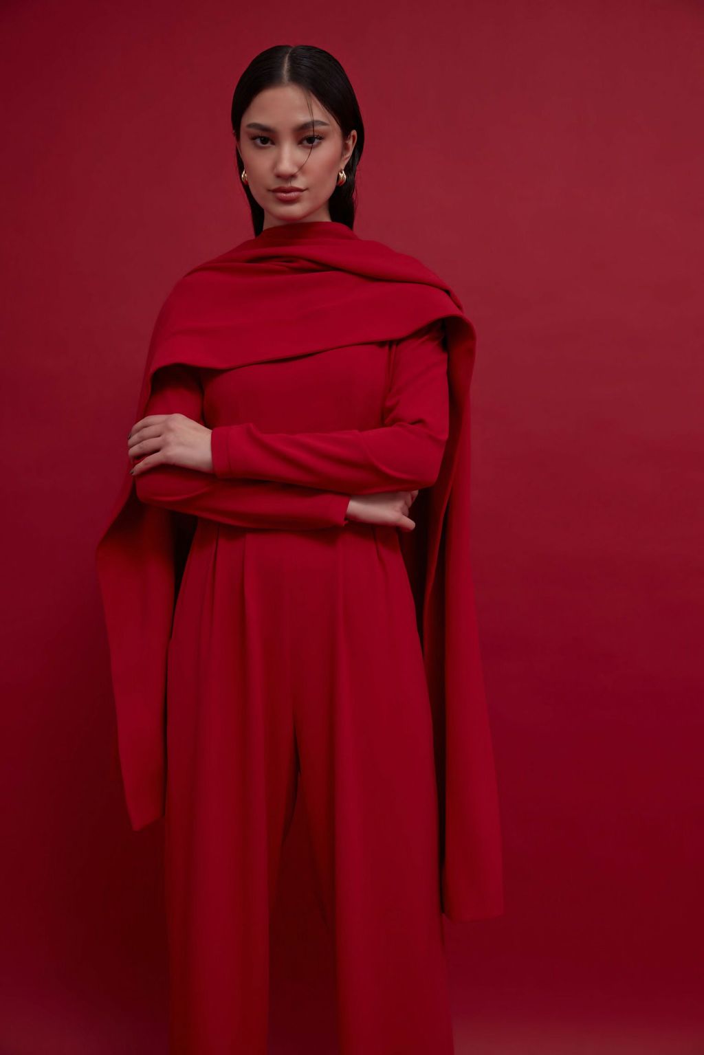 Fashion Week Paris Fall/Winter 2024 look 5 from the Mona Alshebil - Saudi 100 collection womenswear