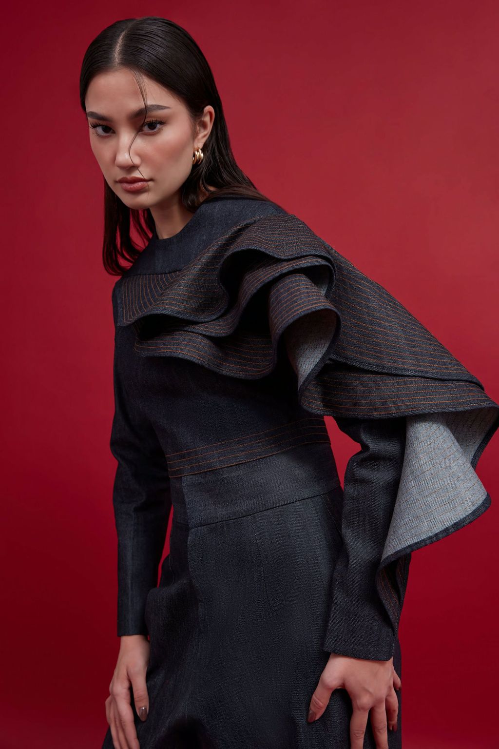 Fashion Week Paris Fall/Winter 2024 look 16 de la collection Saudi 100 womenswear