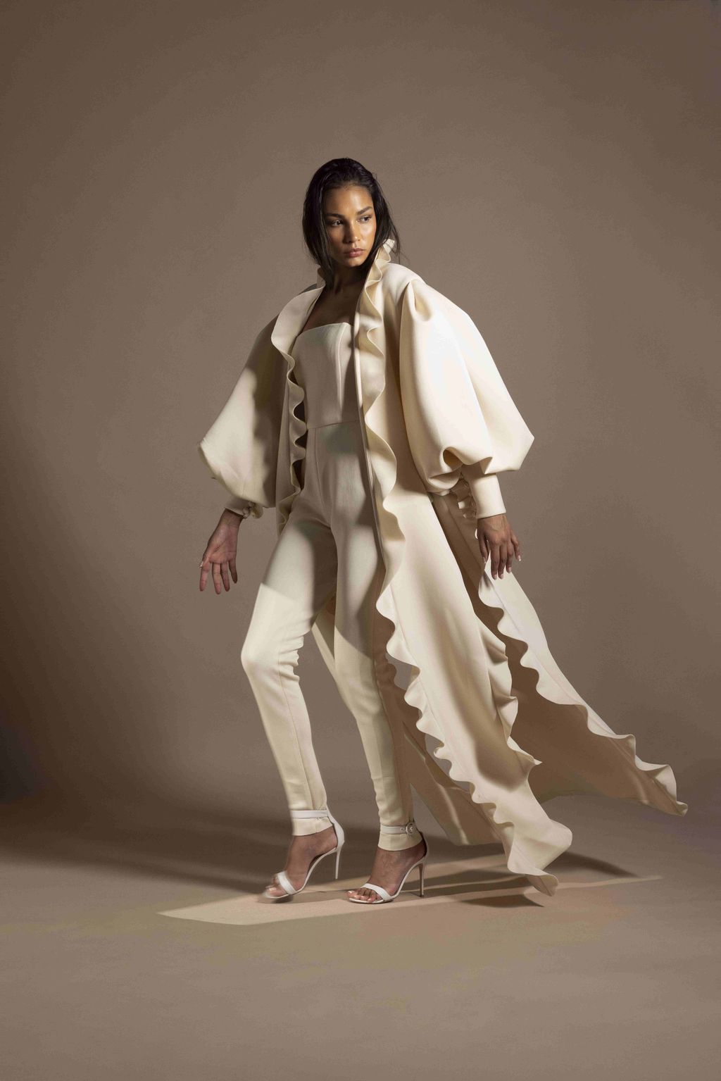 Fashion Week New York Spring/Summer 2023 look 1 from the Dazluq - Saudi 100 collection womenswear