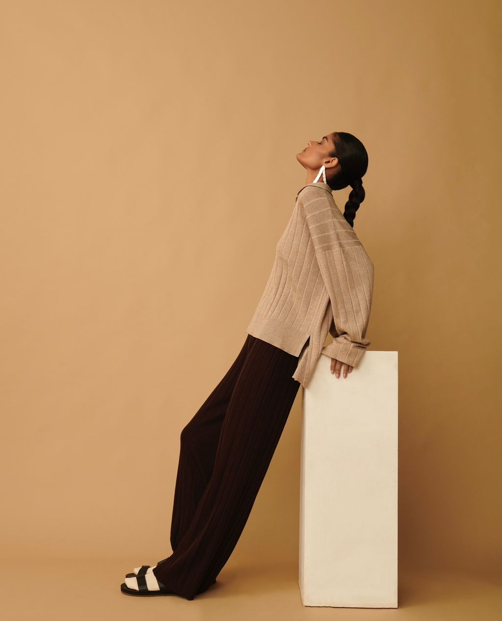 Fashion Week Paris Fall/Winter 2024 look 8 from the Yasmina Q - Saudi 100 collection womenswear