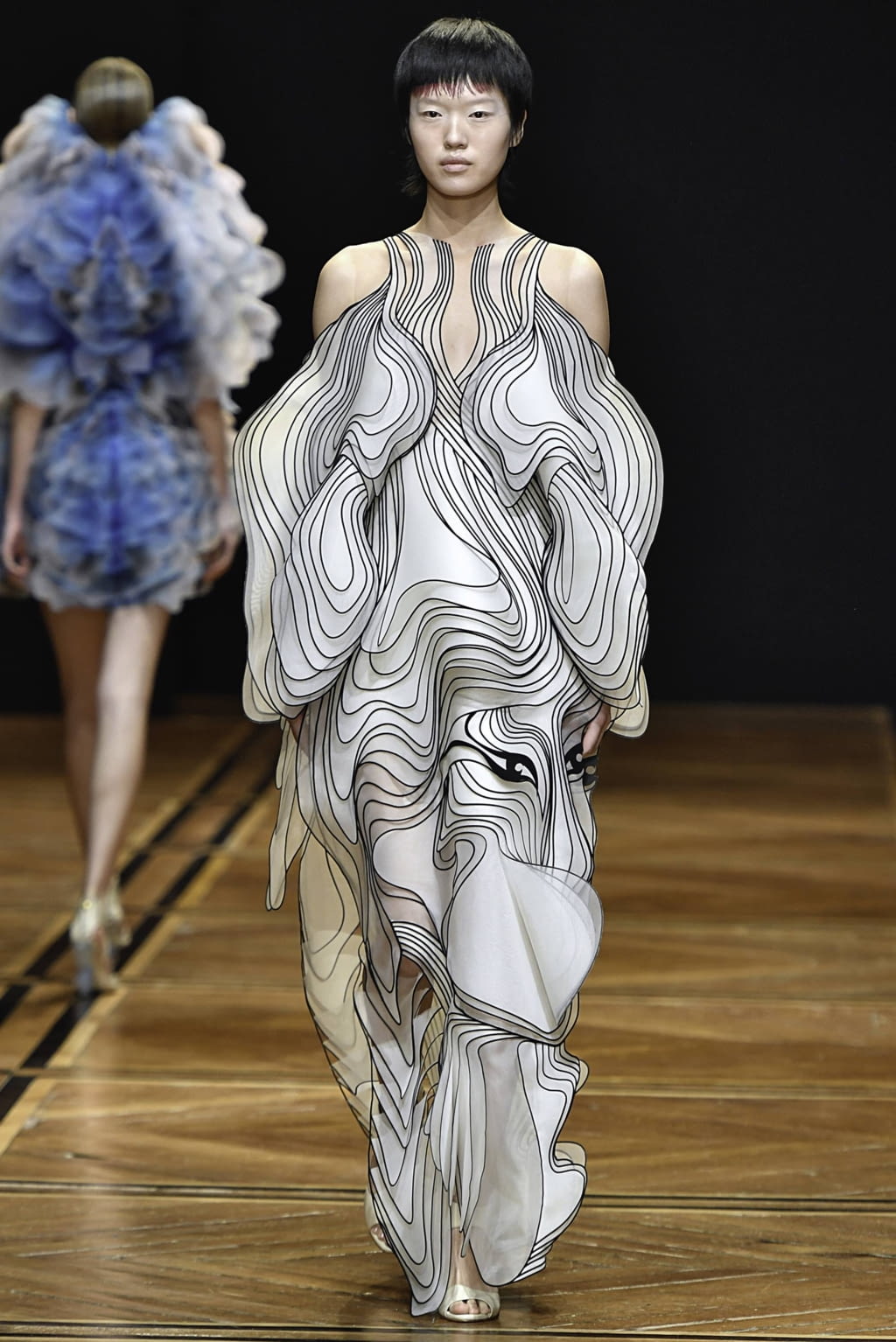 Fashion Week Paris Spring/Summer 2019 look 15 from the Iris Van Herpen collection couture
