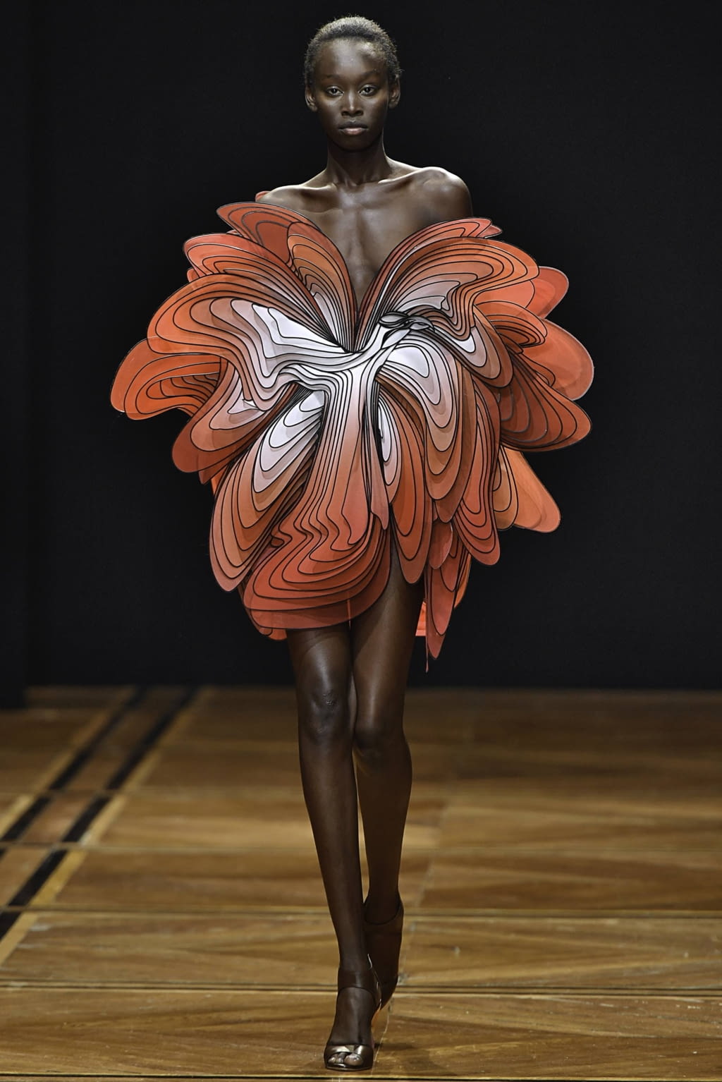 Fashion Week Paris Spring/Summer 2019 look 17 de la collection Iris Van Herpen couture