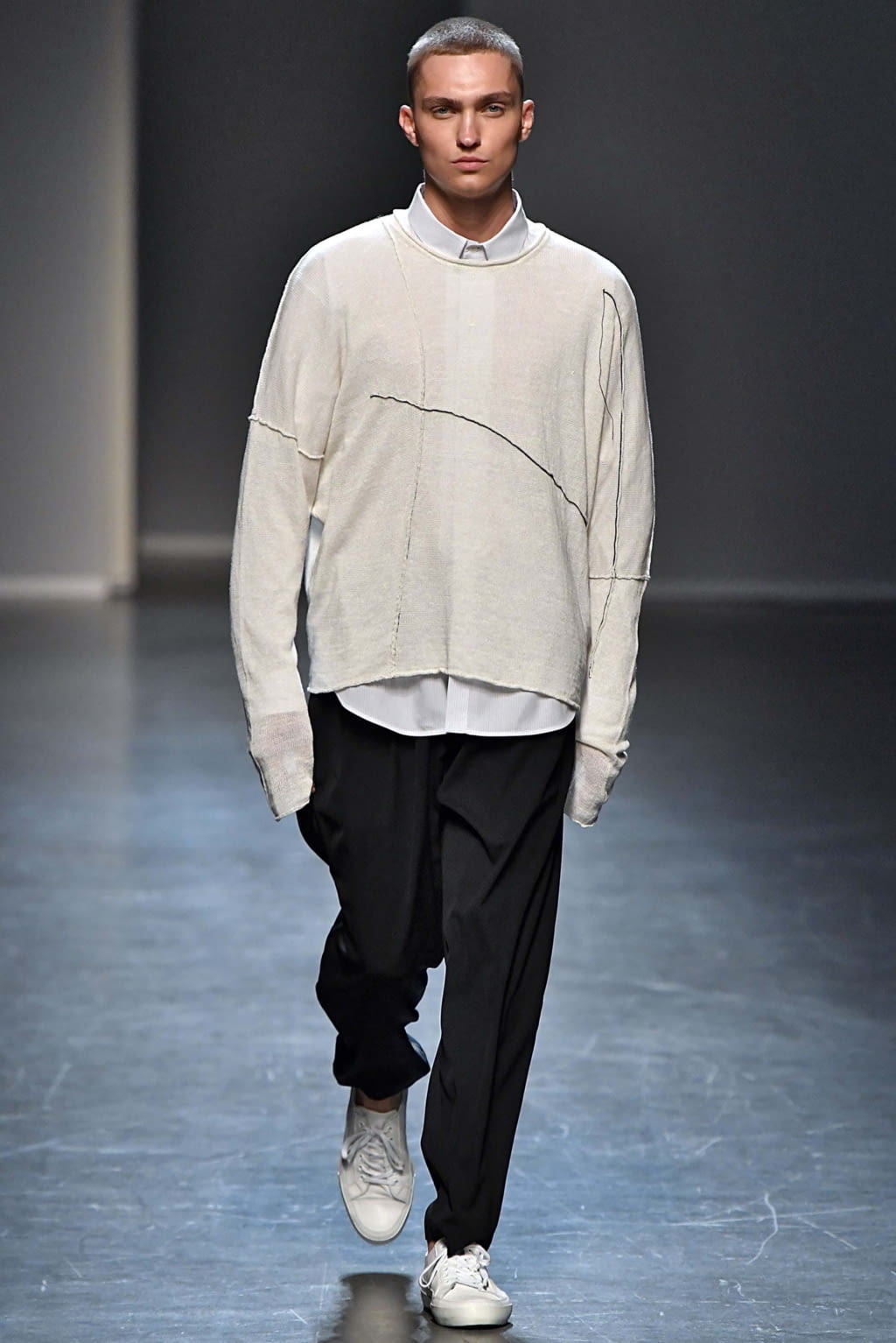 Fashion Week Milan Spring/Summer 2019 look 40 from the Isabel Benenato collection 男装