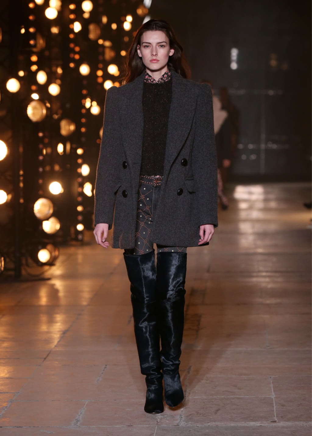 Fashion Week Paris Fall/Winter 2017 look 9 from the Isabel Marant collection 女装