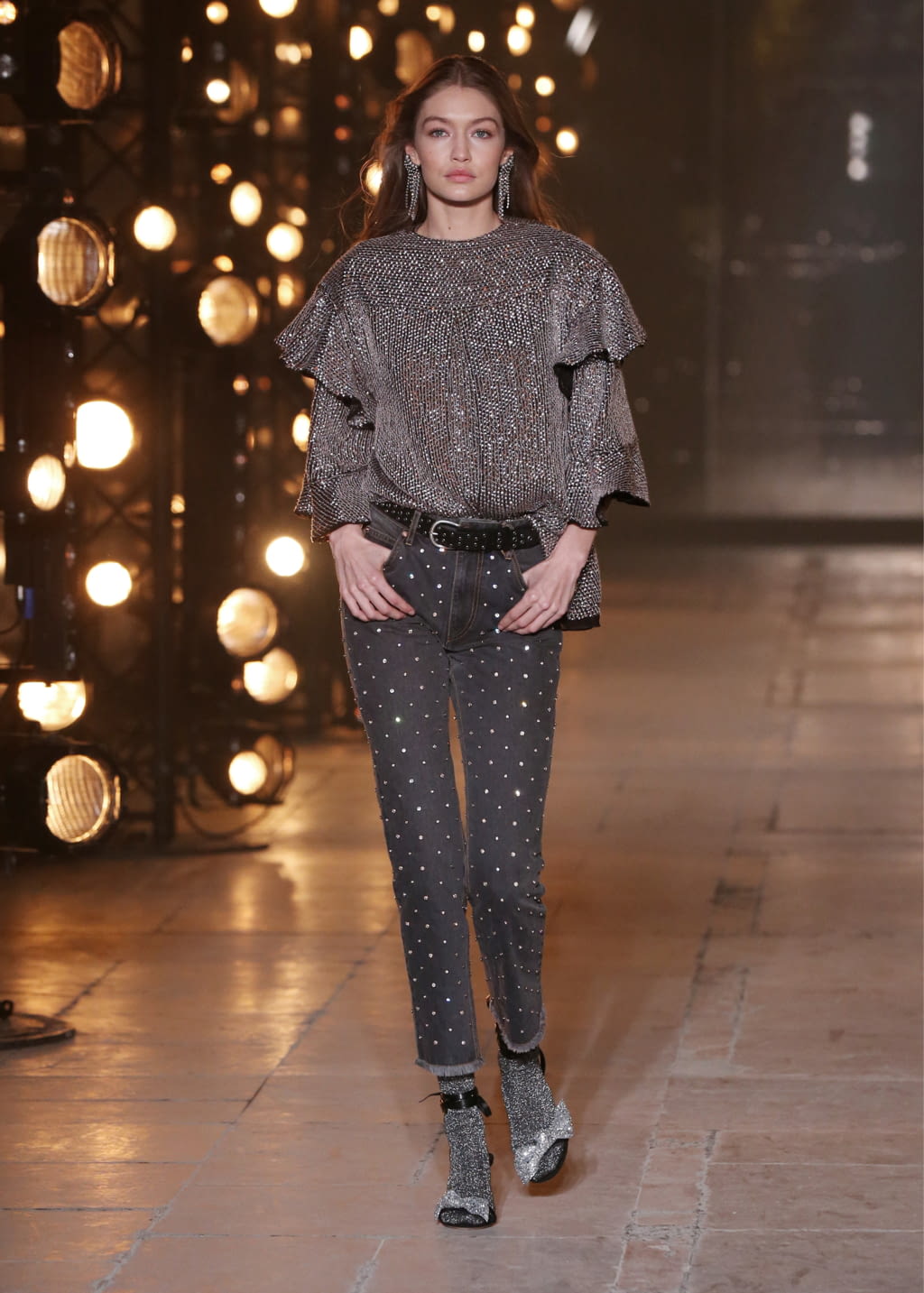 Fashion Week Paris Fall/Winter 2017 look 39 from the Isabel Marant collection 女装