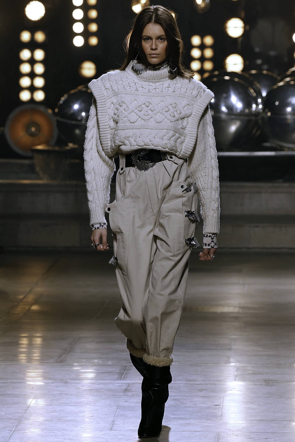 Fashion Week Paris Fall/Winter 2019 look 5 from the Isabel Marant collection 女装