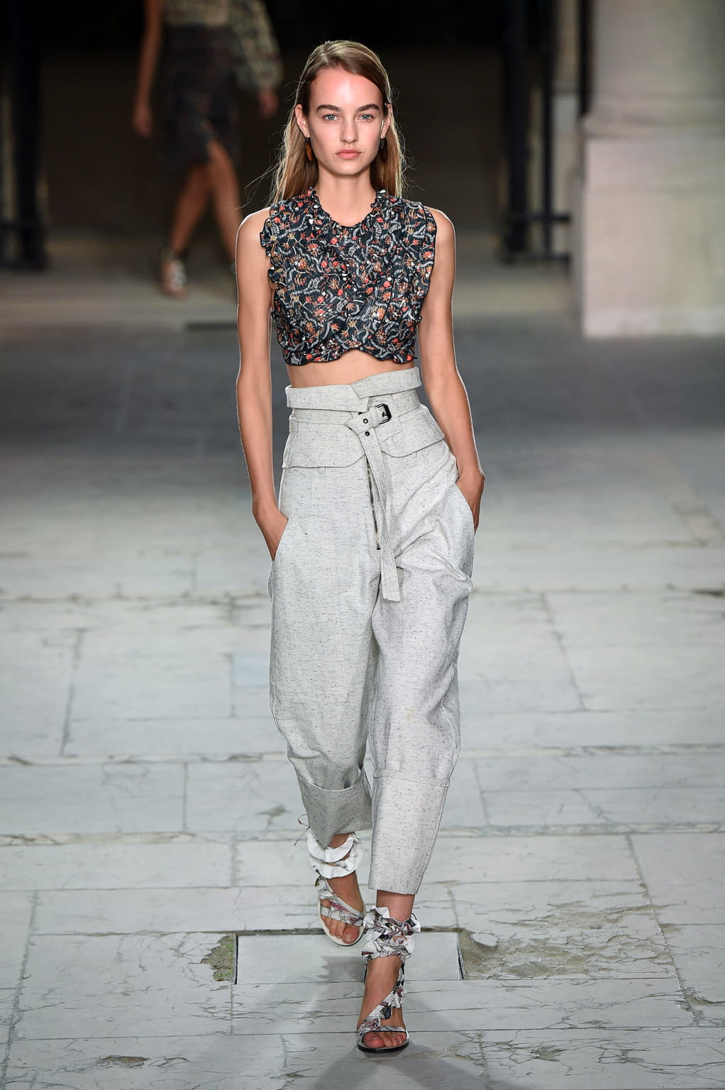 Fashion Week Paris Spring/Summer 2017 look 3 from the Isabel Marant collection womenswear