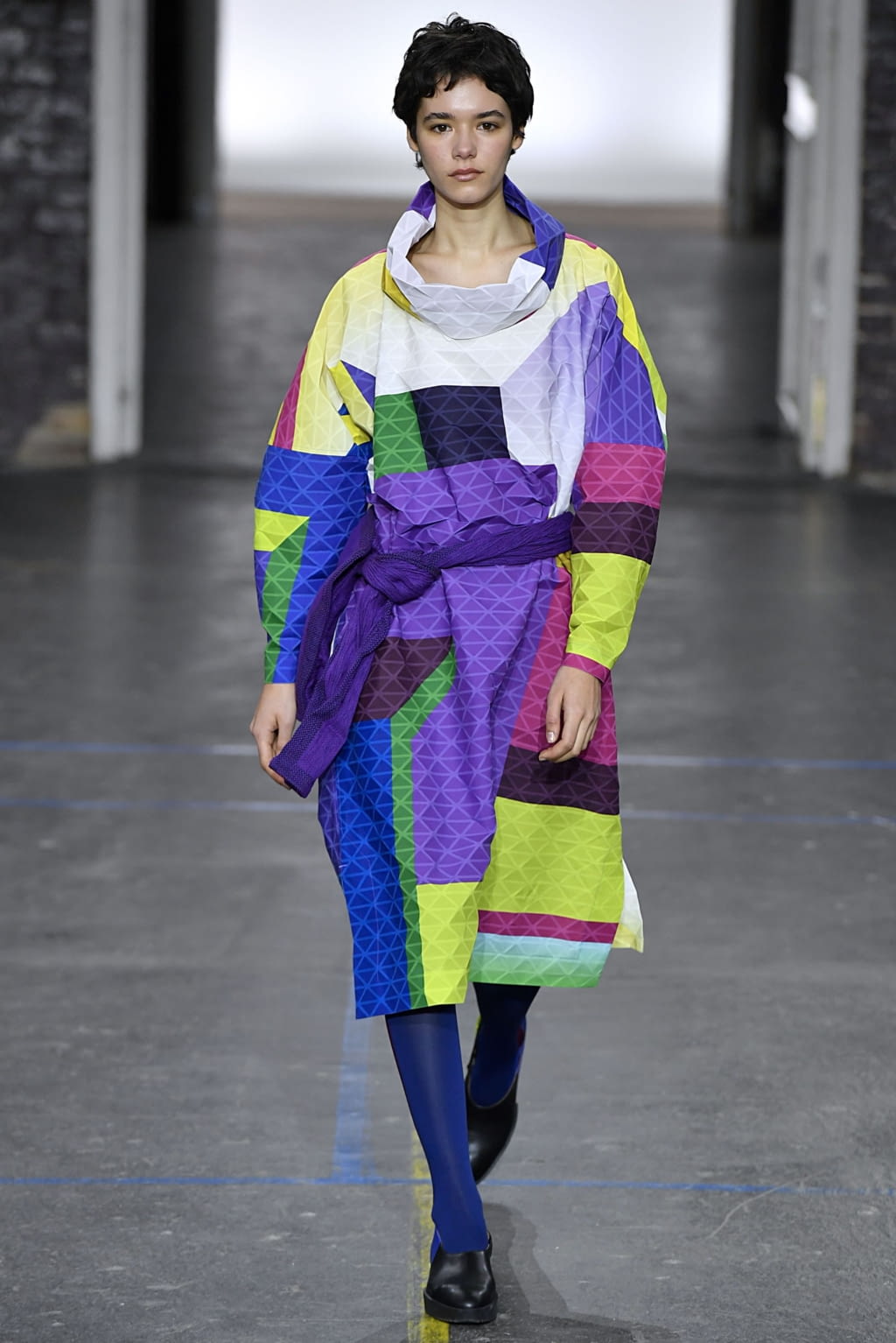 Fashion Week Paris Fall/Winter 2019 look 39 from the Issey Miyake collection 女装