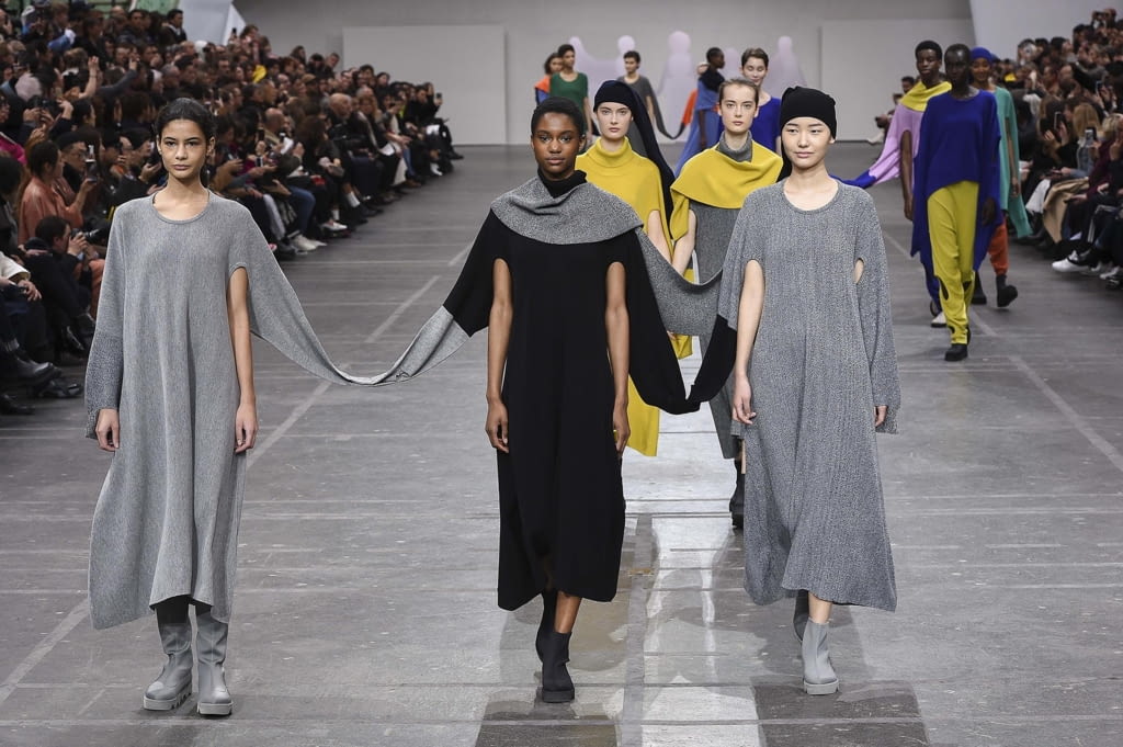 Fashion Week Paris Fall/Winter 2020 look 57 from the Issey Miyake collection womenswear
