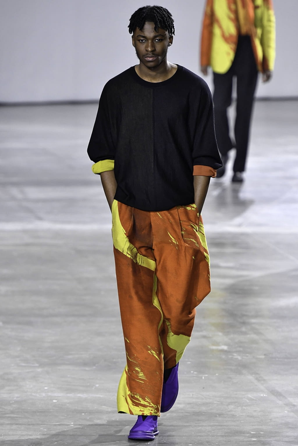 Fashion Week Paris Fall/Winter 2019 look 24 from the Issey Miyake Men collection menswear