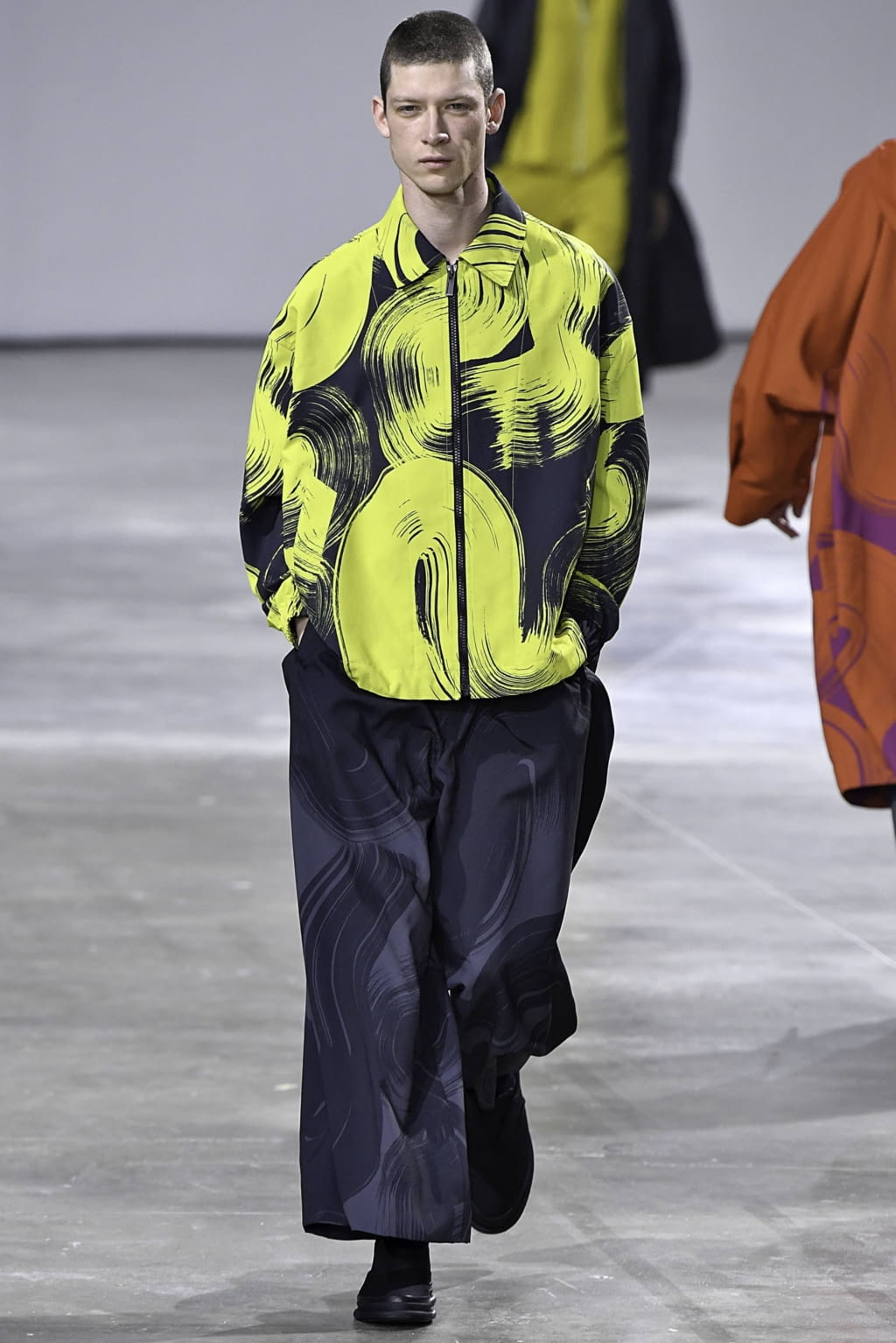 Fashion Week Paris Fall/Winter 2019 look 30 from the Issey Miyake Men collection 男装