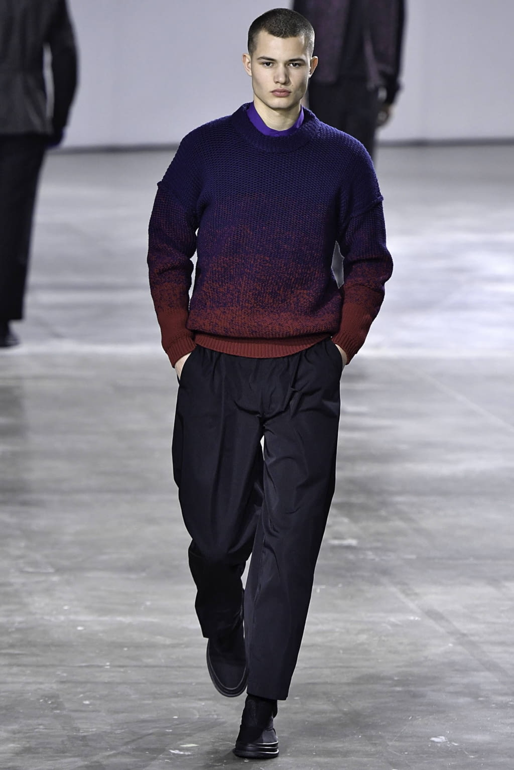 Fashion Week Paris Fall/Winter 2019 look 39 from the Issey Miyake Men collection menswear