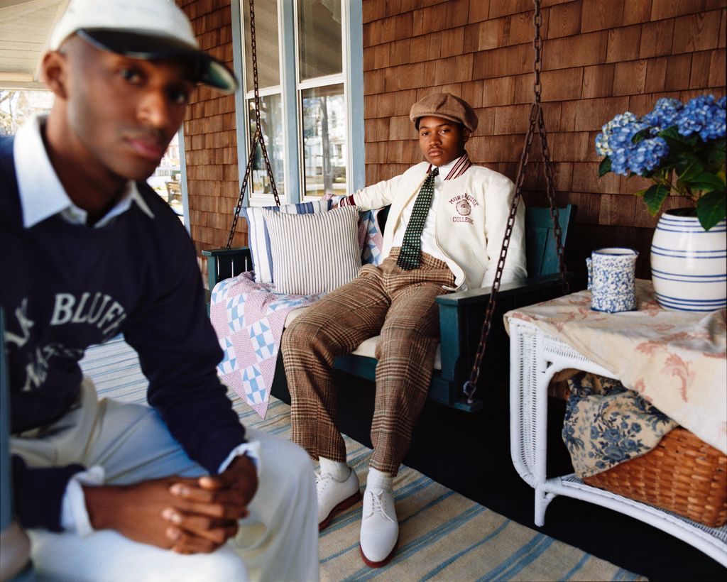 Fashion Week New York Fall/Winter 2025 look 2 from the Polo Ralph Lauren collection menswear