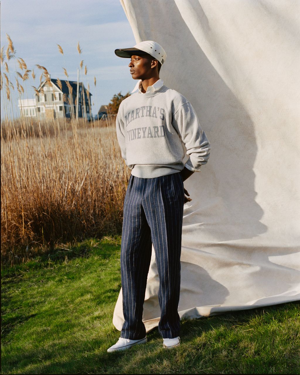 Fashion Week New York Fall/Winter 2025 look 24 from the Polo Ralph Lauren collection menswear