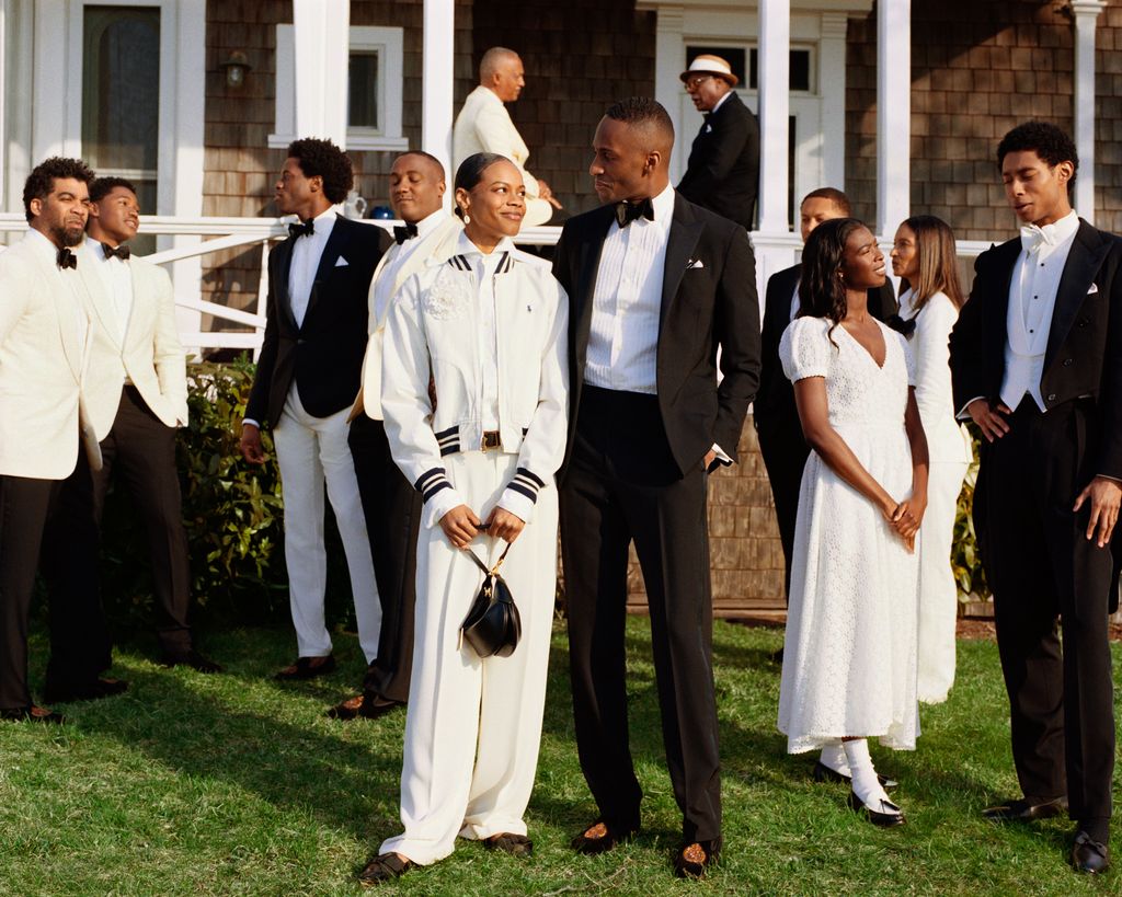 Fashion Week New York Fall/Winter 2025 look 25 from the Polo Ralph Lauren collection menswear