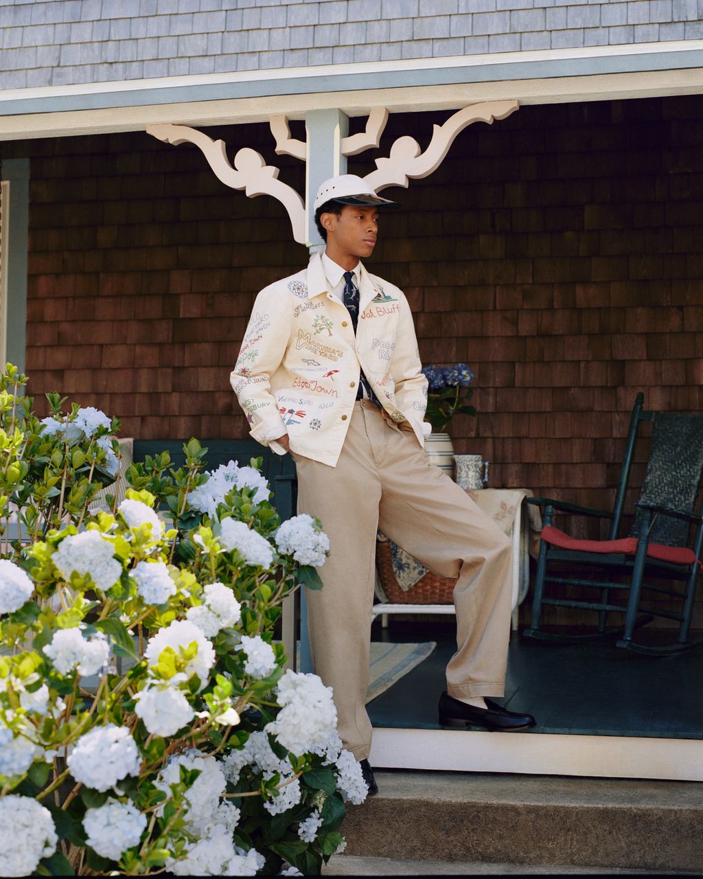 Fashion Week New York Fall/Winter 2025 look 28 from the Polo Ralph Lauren collection menswear