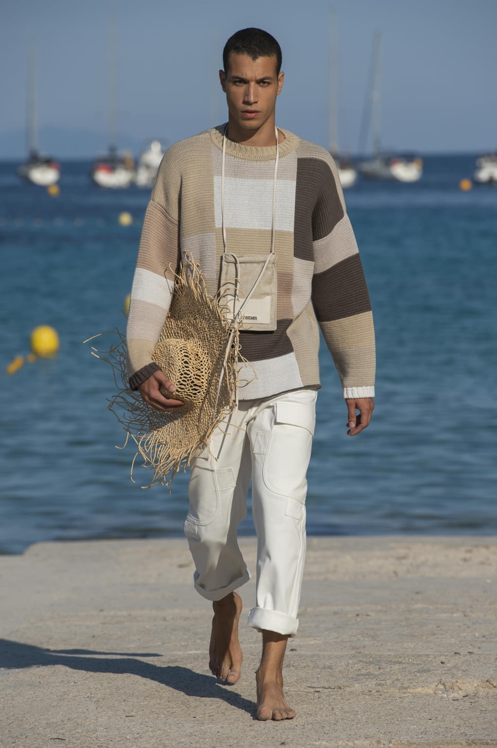 Fashion Week Paris Spring/Summer 2019 look 2 from the Jacquemus collection 男装