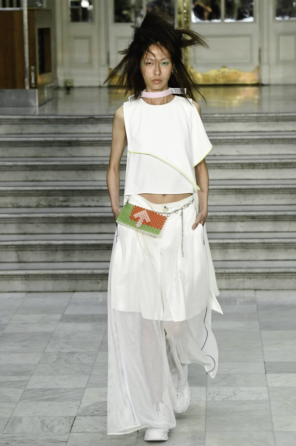 Fashion Week London Spring/Summer 2020 look 3 from the Jamie Wei Huang collection womenswear