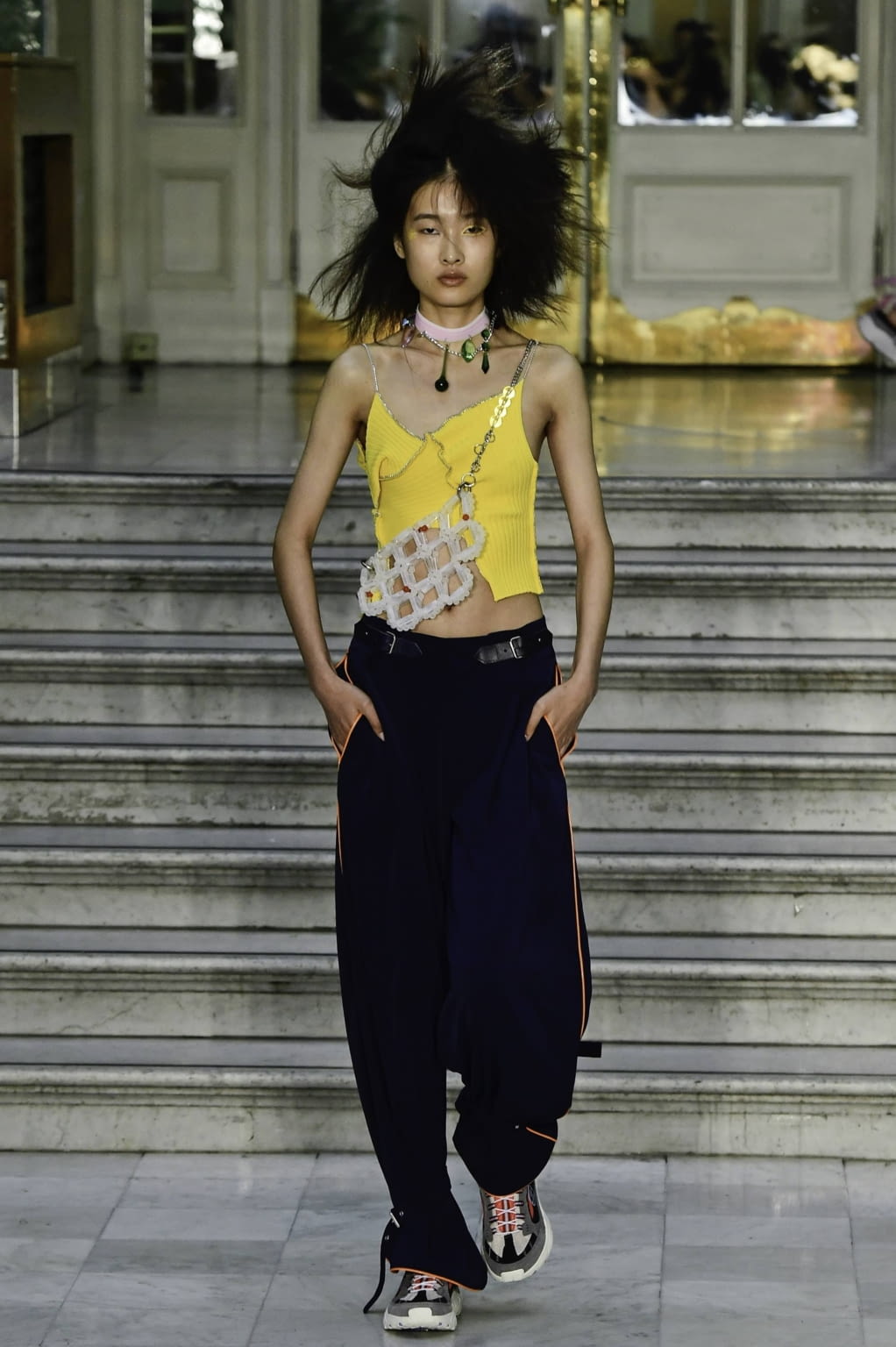 Fashion Week London Spring/Summer 2020 look 15 from the Jamie Wei Huang collection womenswear