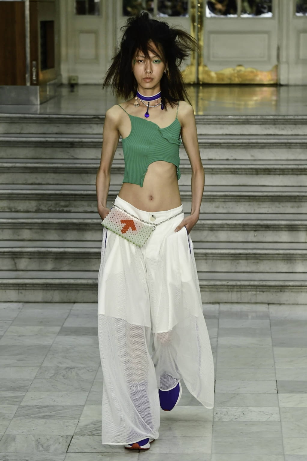 Fashion Week London Spring/Summer 2020 look 14 from the Jamie Wei Huang collection womenswear