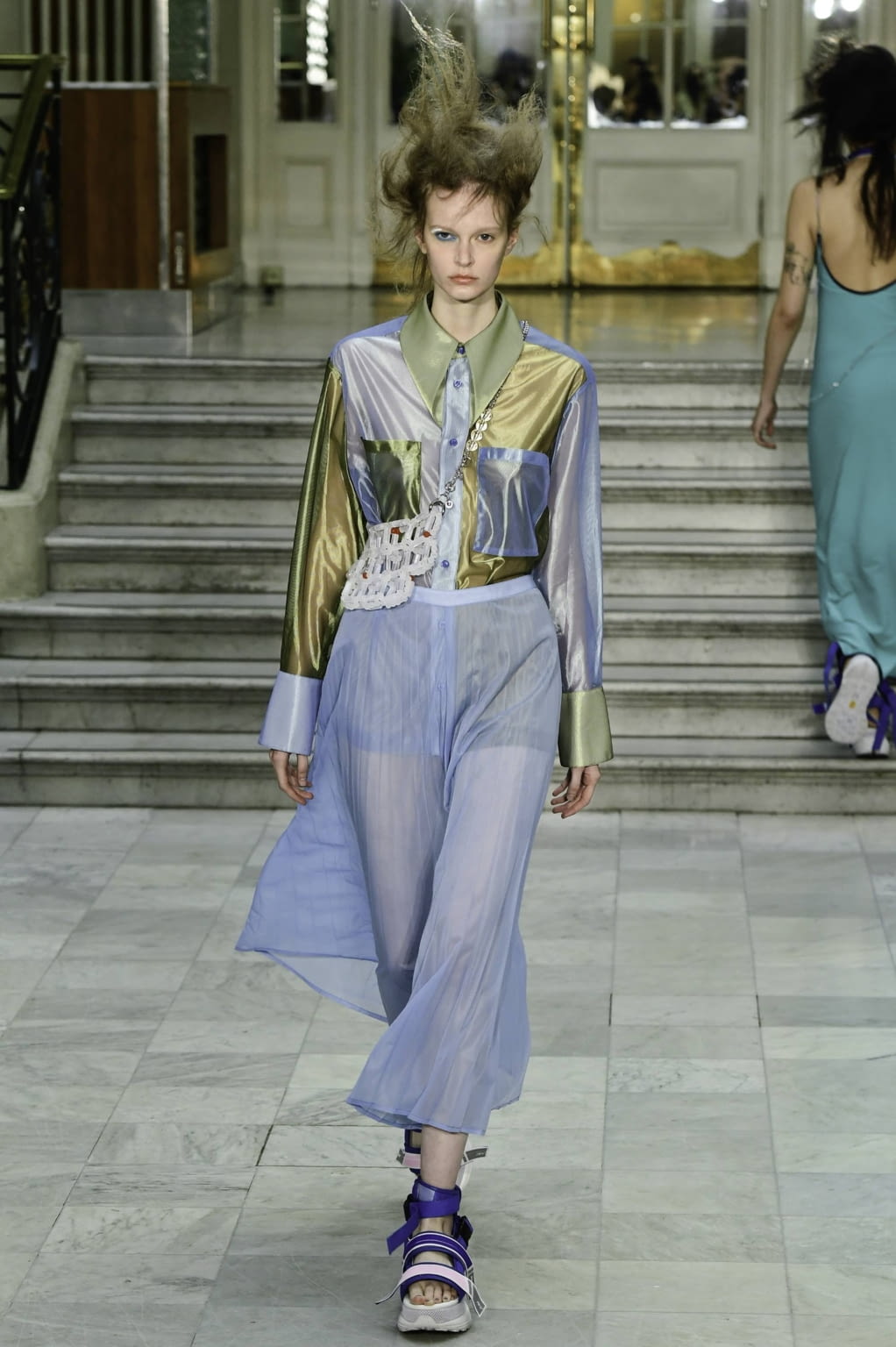 Fashion Week London Spring/Summer 2020 look 26 from the Jamie Wei Huang collection 女装