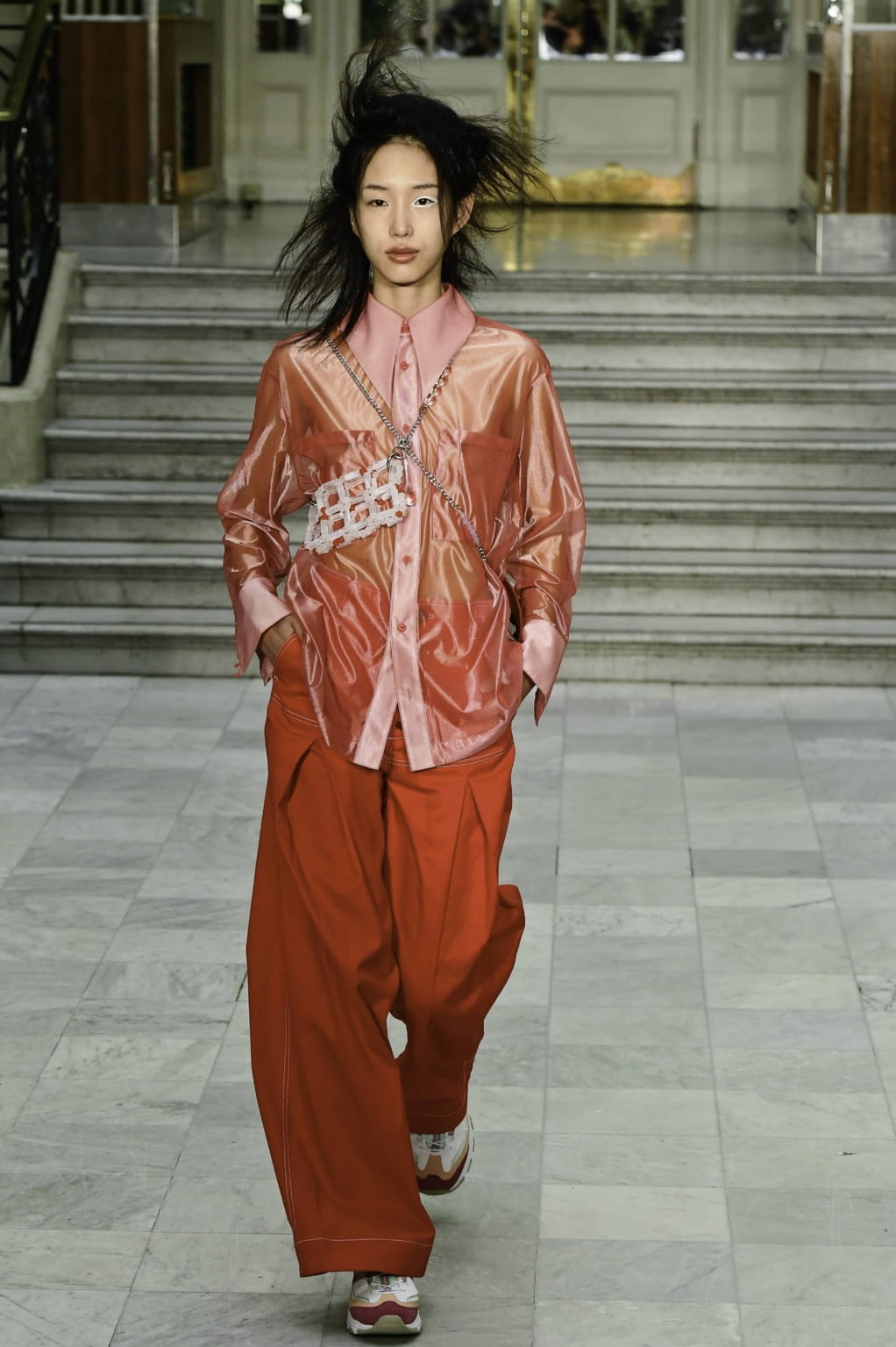 Fashion Week London Spring/Summer 2020 look 27 from the Jamie Wei Huang collection womenswear
