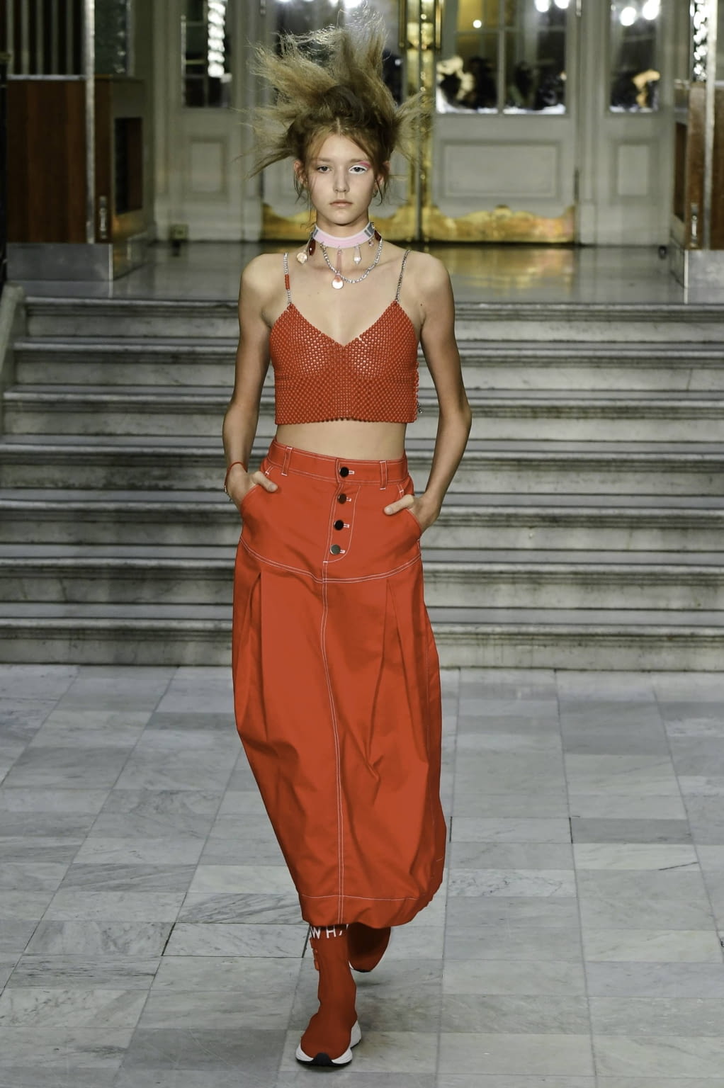 Fashion Week London Spring/Summer 2020 look 33 from the Jamie Wei Huang collection 女装