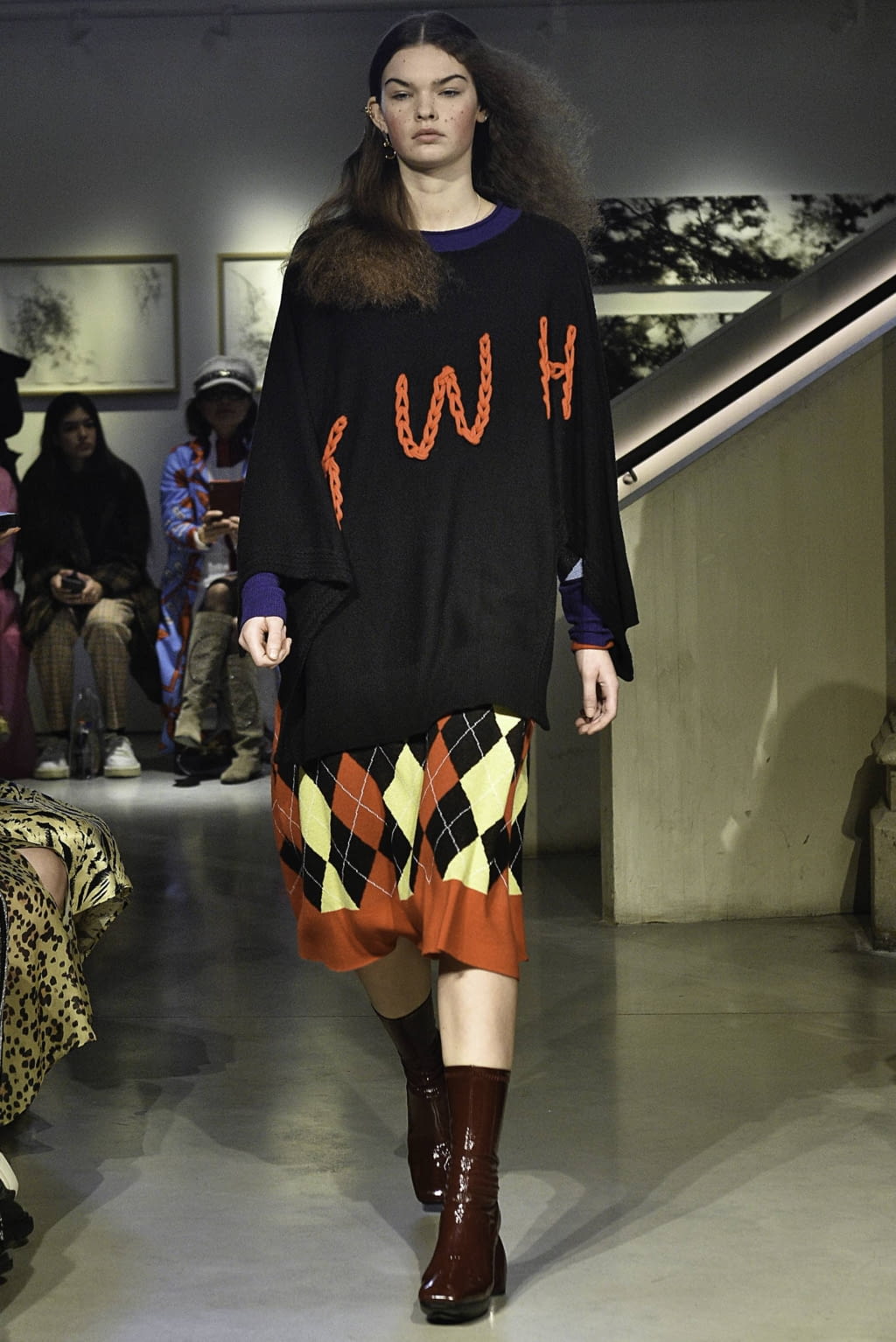 Fashion Week London Fall/Winter 2019 look 6 from the Jamie Wei Huang collection womenswear
