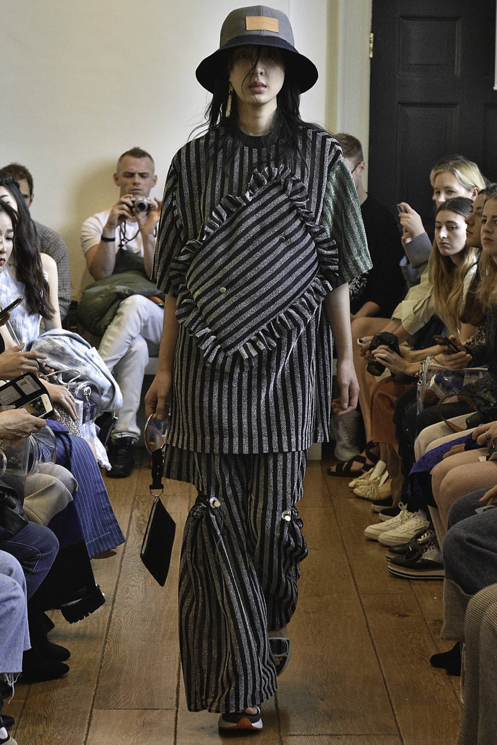 Fashion Week London Spring/Summer 2019 look 12 from the Jamie Wei Huang collection womenswear