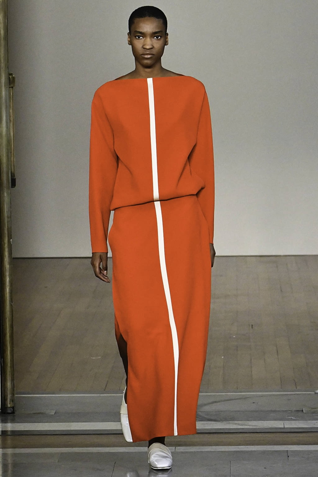 Fashion Week London Fall/Winter 2019 look 14 from the Jasper Conran collection 女装
