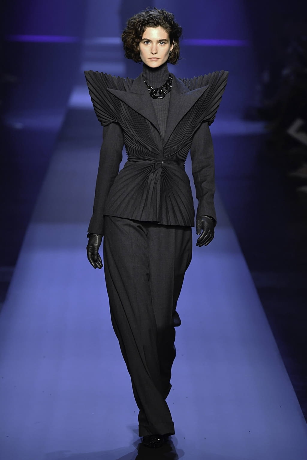 Fashion Week Paris Fall/Winter 2019 look 12 from the Jean Paul Gaultier collection couture