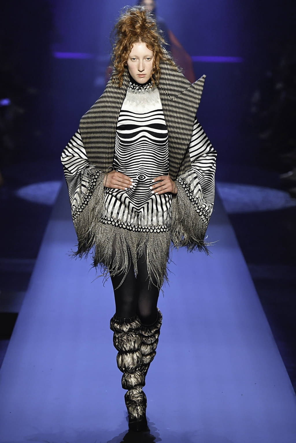 Fashion Week Paris Fall/Winter 2019 look 17 de la collection Jean Paul Gaultier couture