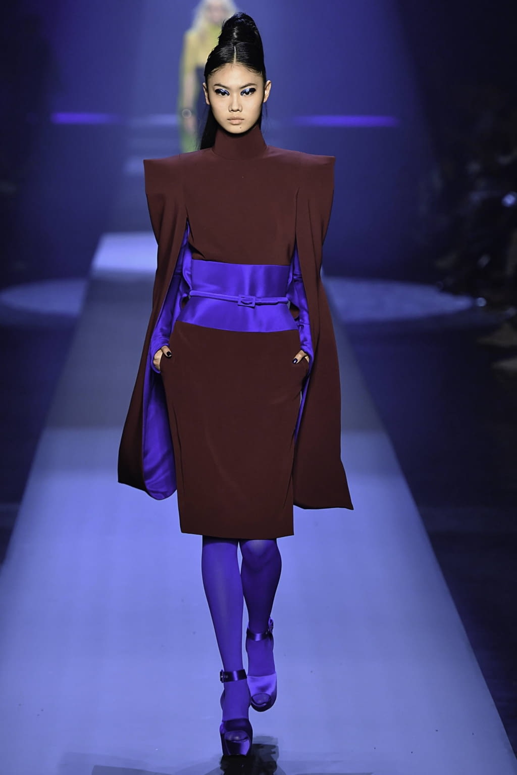 Fashion Week Paris Fall/Winter 2019 look 20 de la collection Jean Paul Gaultier couture