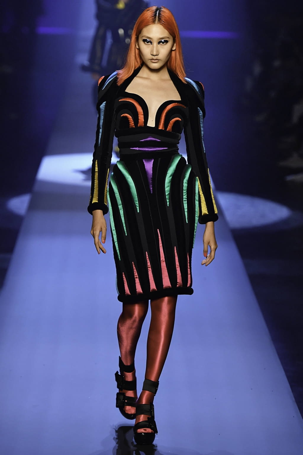 Fashion Week Paris Fall/Winter 2019 look 23 from the Jean Paul Gaultier collection 高级定制