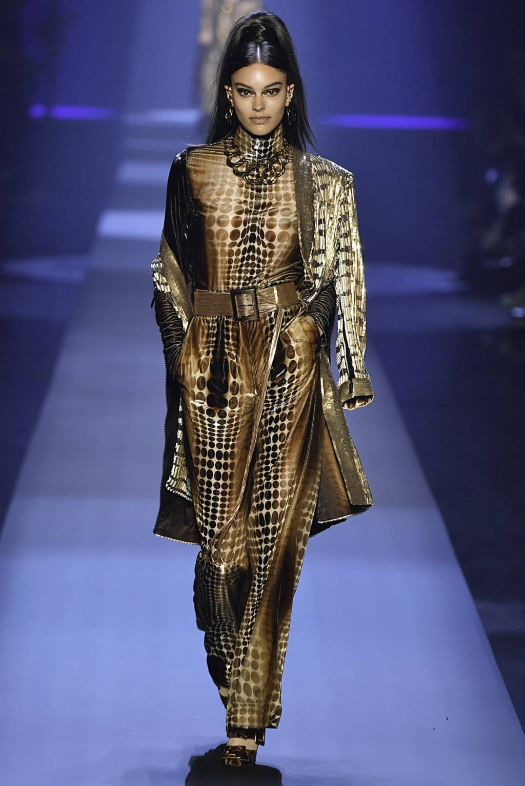 Fashion Week Paris Fall/Winter 2019 look 41 from the Jean Paul Gaultier collection 高级定制