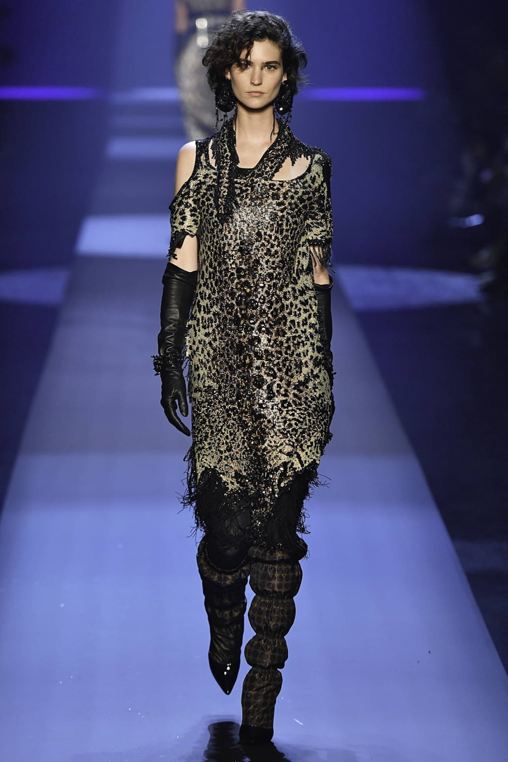 Fashion Week Paris Fall/Winter 2019 look 42 from the Jean Paul Gaultier collection 高级定制