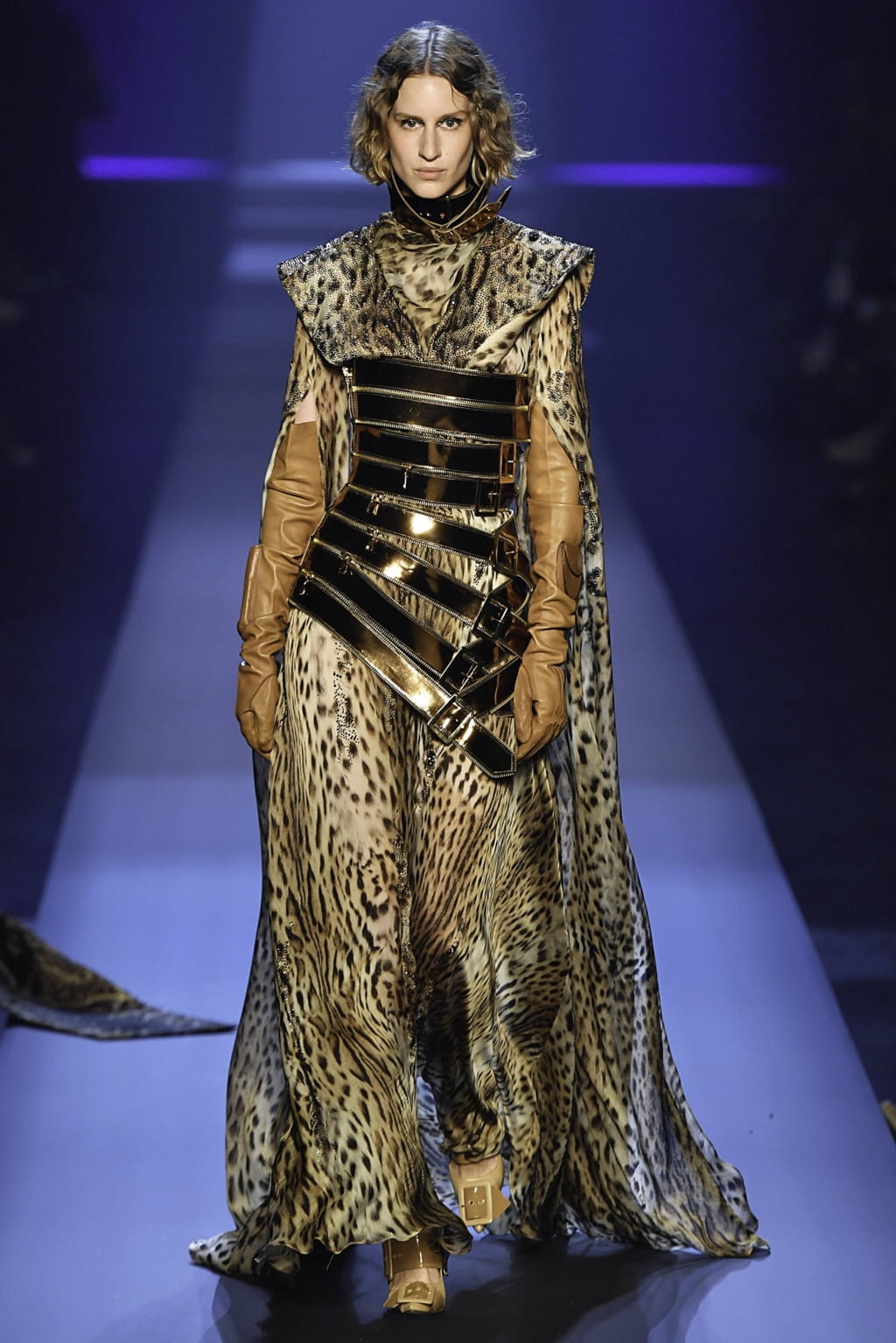 Fashion Week Paris Fall/Winter 2019 look 44 from the Jean Paul Gaultier collection couture