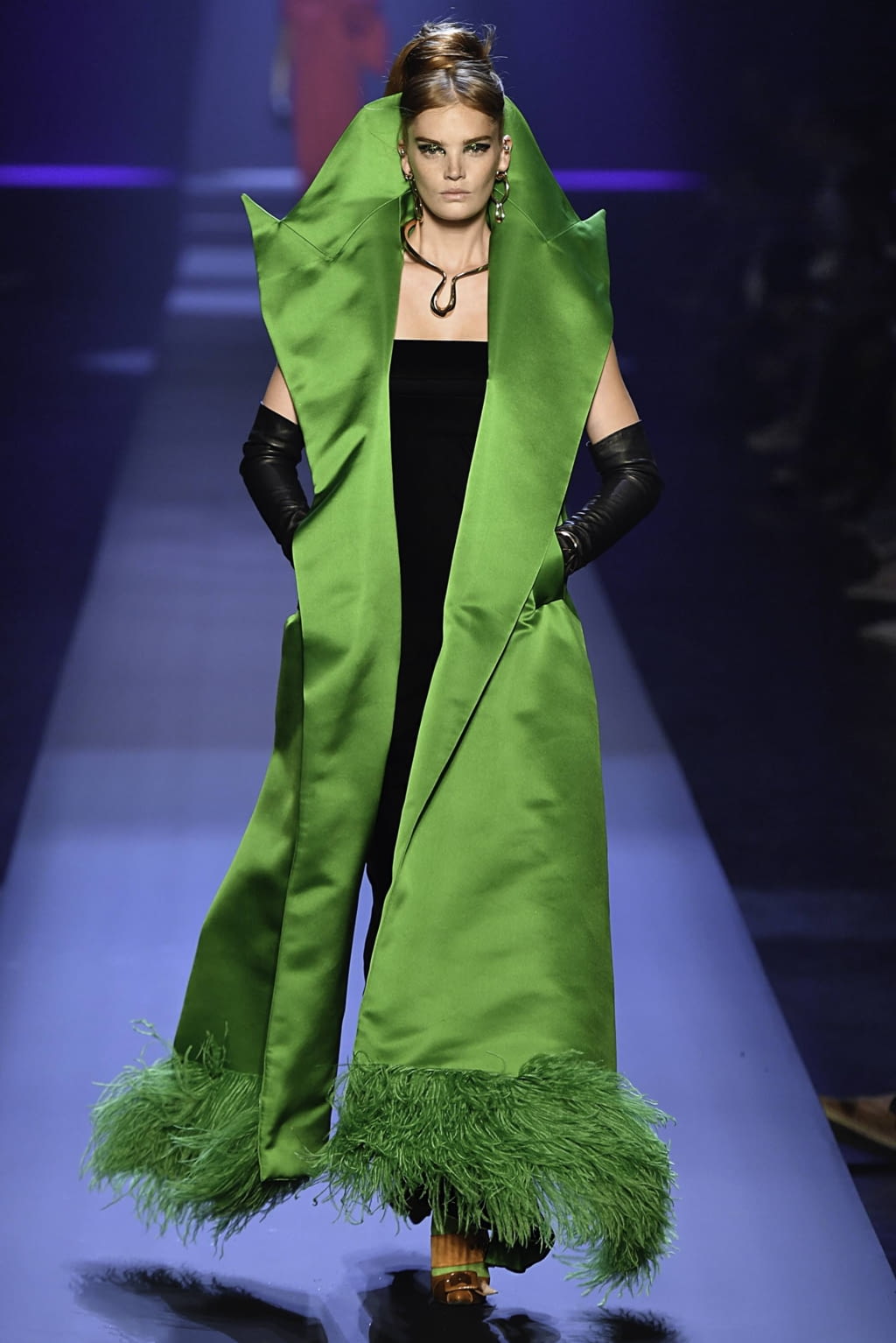 Fashion Week Paris Fall/Winter 2019 look 45 de la collection Jean Paul Gaultier couture