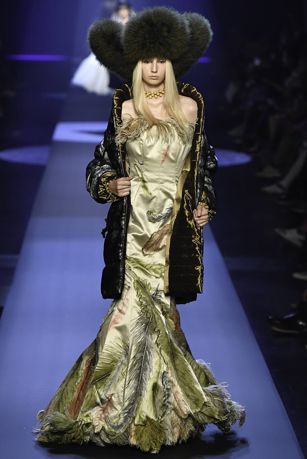 Fashion Week Paris Fall/Winter 2019 look 51 from the Jean Paul Gaultier collection 高级定制